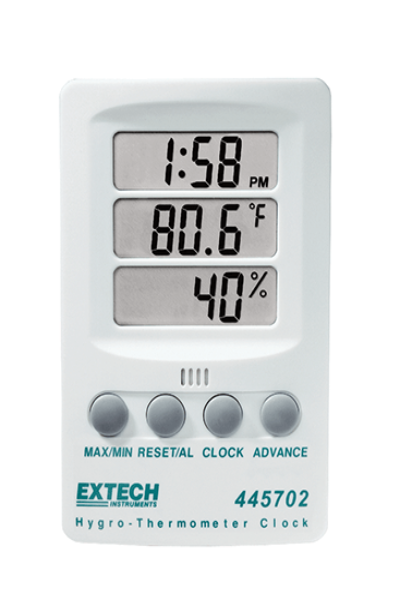 Extech 445702 - Reloj Higrotermómetro Digital
