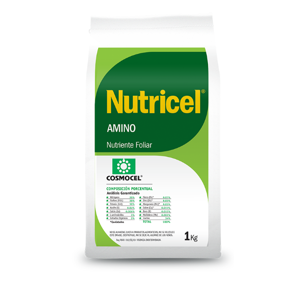 Nutricel Amino -20-30-10 Nutriente en Polvo para Aplicación Foliar