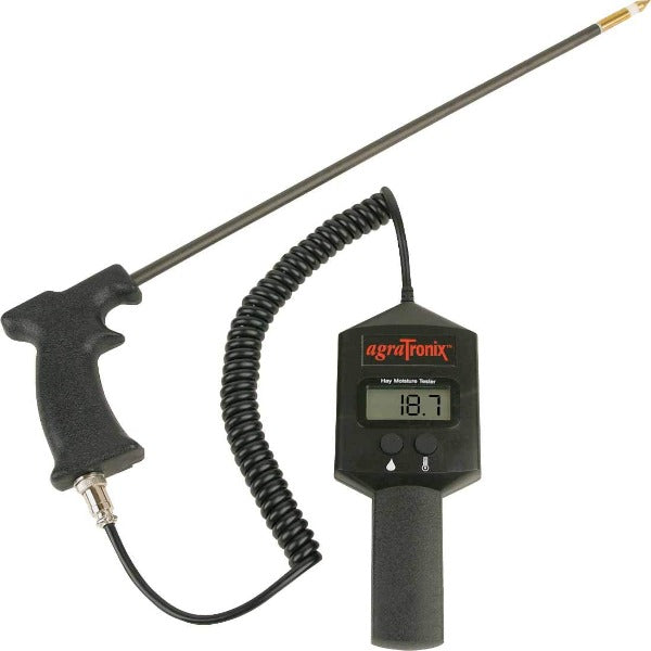 AgraTronix 07100 DHT-1 - Medidor de Humedad de Heno