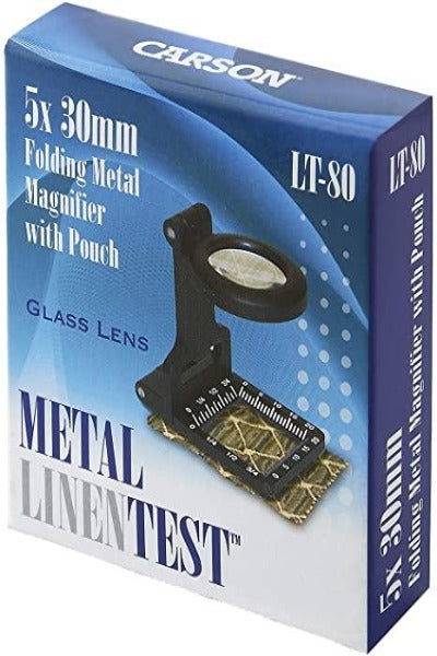 LT-80 Metal LinenTest™ Lupa Cuenta Hilos de Metal 