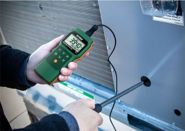 Extech AN340 - Mini Anemómetro de Paletas/Psicrómetro/Registrador