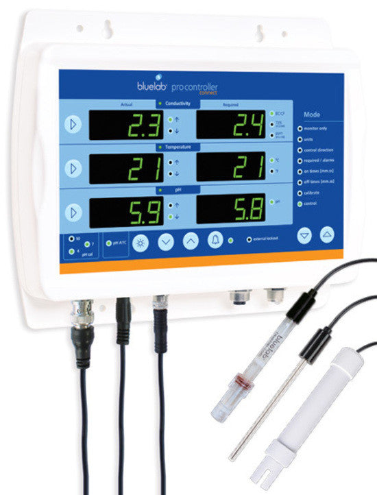 Bluelab Pro Controller - Dosificador de Nutrientes/ pH y Temperatura