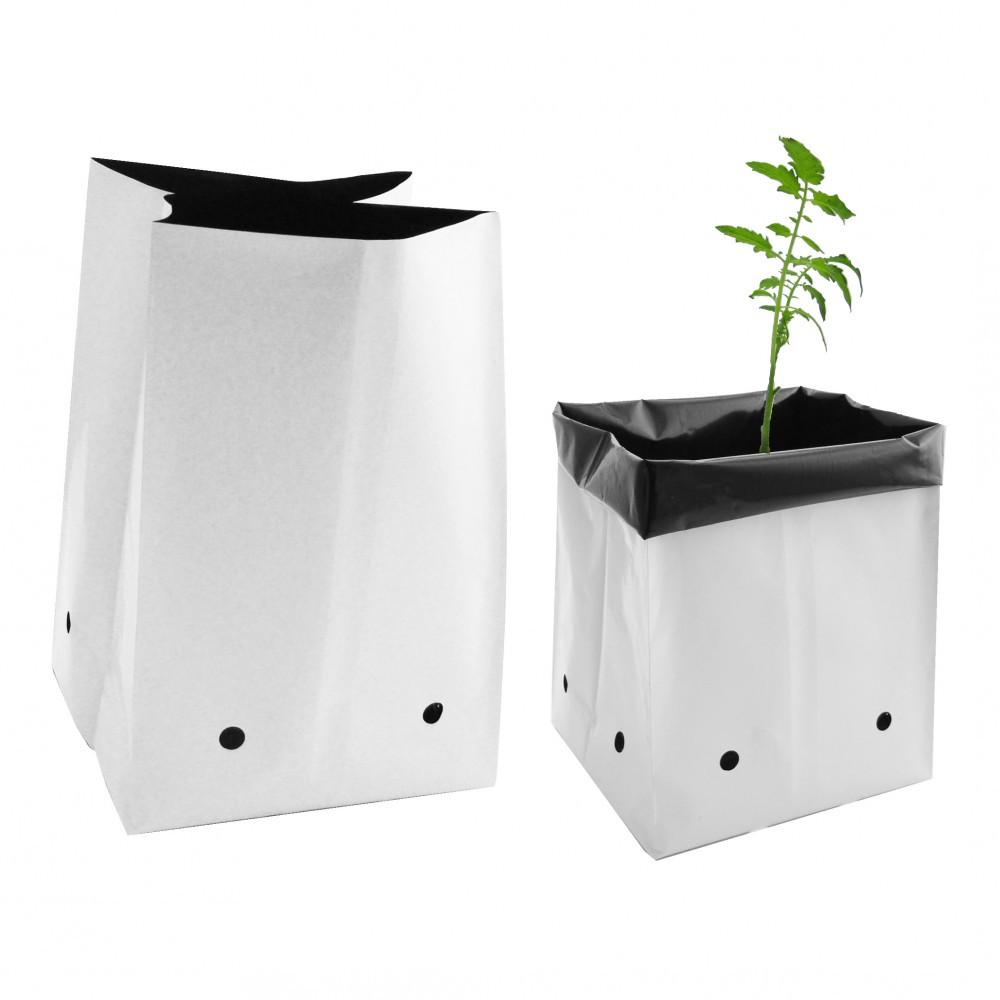 bolsas de plastico para sembrar plantas Bolsa Blanca para Cultivo en Vivero o Invernaderos 100% Virgen