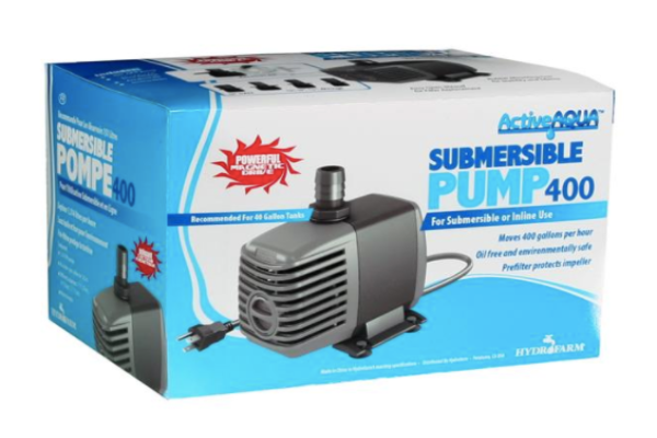 Hydrofarm - Bomba de Agua Sumergible para Hidroponía