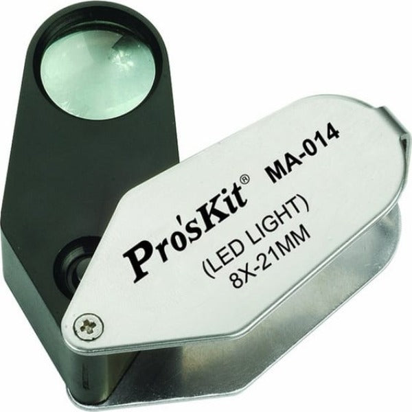 Eclipse Tools 902-239 - Lupa Plegable con Luz LED 8X