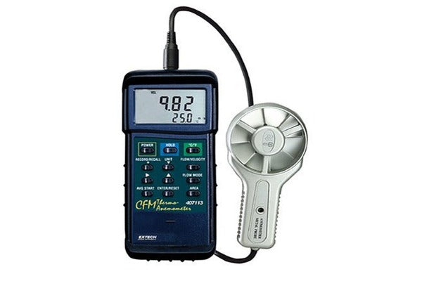 Extech 407113 - Anemómetro Medidor de Velocidad de Aire