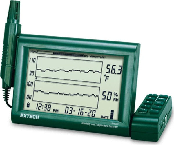 Extech RH520B-NIST - Registrador Gráfico de Humedad y Temperatura
