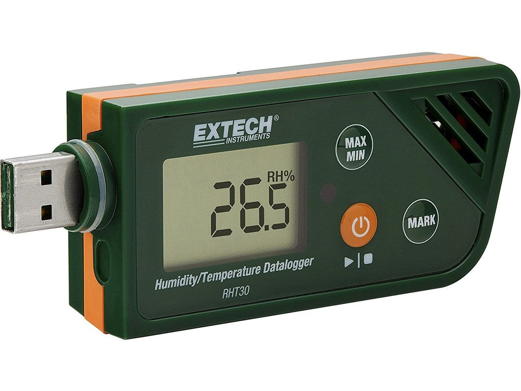 Extech RHT30 Registrador de Datos de Humedad y Temperatura
