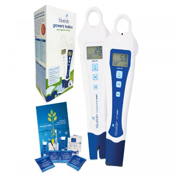 Bluelab Growers Toolbox - Kit de Medidores de pH y de Conductividad
