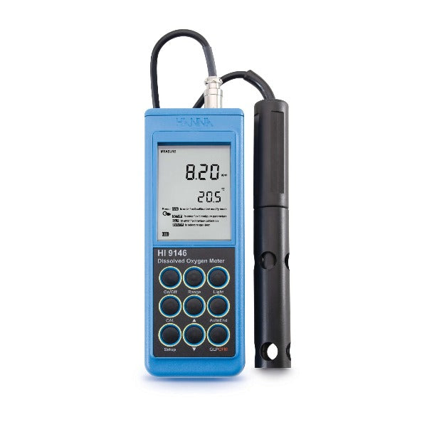 HI9146-04 - Medidor de Oxígeno Disuelto con Sonda de 4m