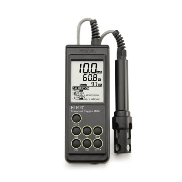 HI9147 - Medidor de Oxígeno Disuelto con sonda de 4m