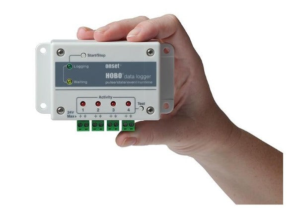 HOBO UX120-017M - Registrador de Datos de Pulso de 4 Canales