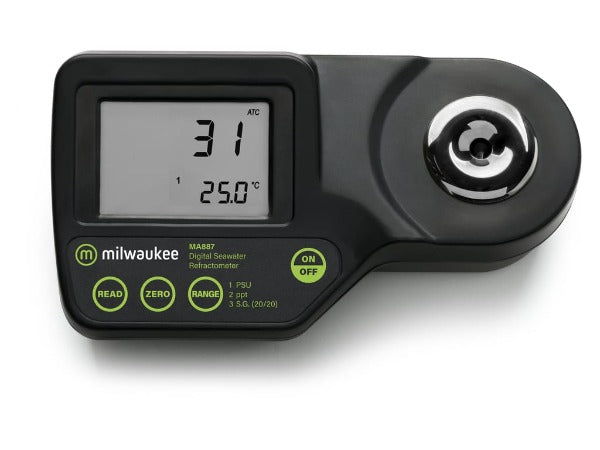 Milwaukee MA887 - Refractómetro Digital de Salinidad