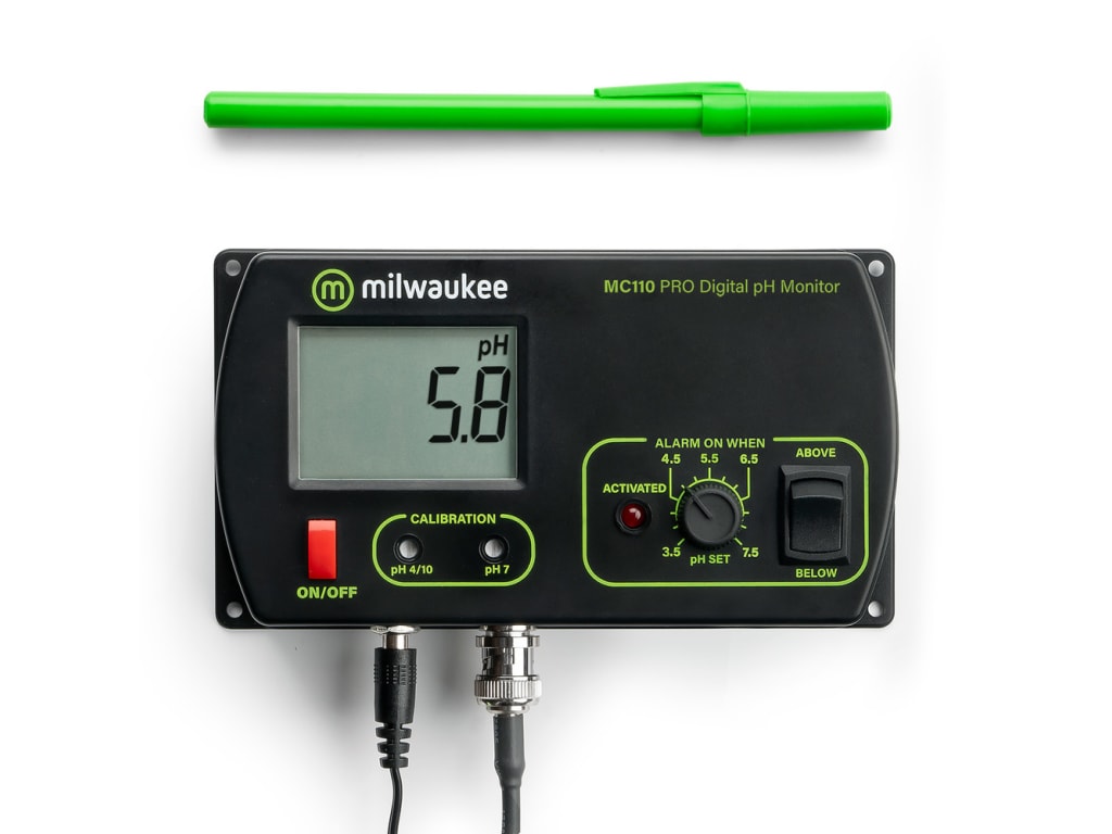Milwaukee MC110 - Monitor de pH PRO de Rango Medio