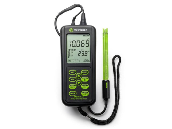 Milwaukee MW106 - Medidor de Temperatura/ORP/pH a Prueba de Agua