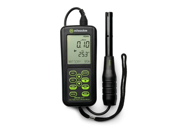 Milwaukee MW306 - Medidor MAX Portátil de Temp/ORP/pH Impermeable