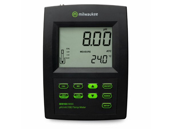 Milwaukee MW160-US - Medidor MAX de Registro pH/ORP/ISE/Temp