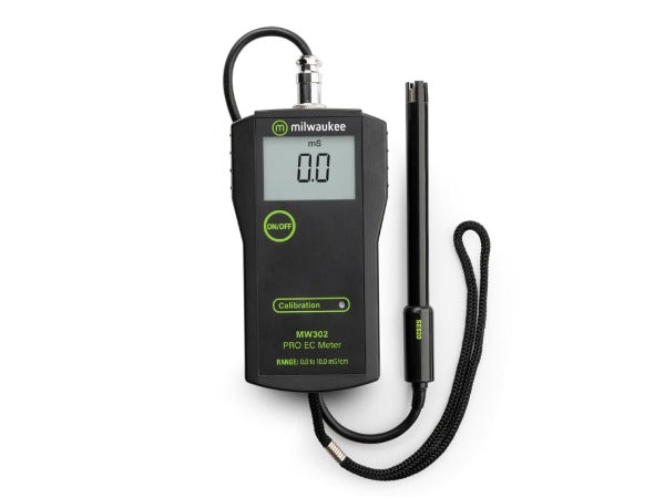 Milwaukee MW302 - Medidor PRO de Conductividad de Rango Alto