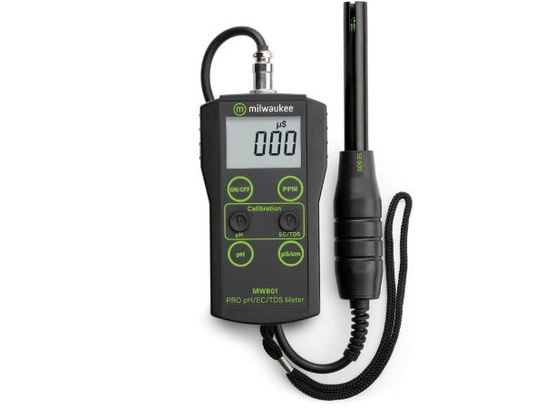 Milwaukee MW801 - Medidor PRO de pH/EC/TDS de Rango Bajo
