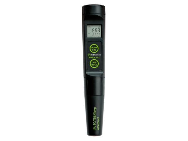 Milwaukee MW804 - Medidor MAX de pH/CE/TDS/Temp Impermeable
