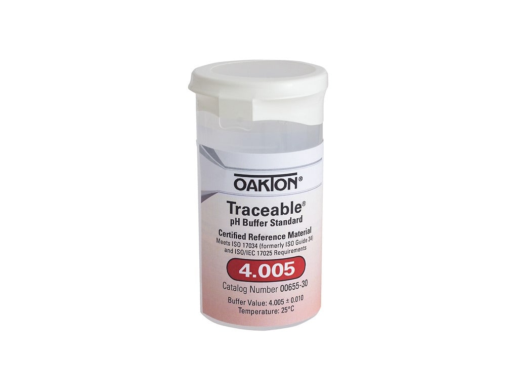 Oakton - Soluciones Buffer de una Sola Acción Trazable de pH