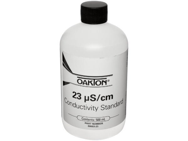 Oakton WD-00653-23 - Estándar de Conductividad y TDS, 23 uS; 500 ml