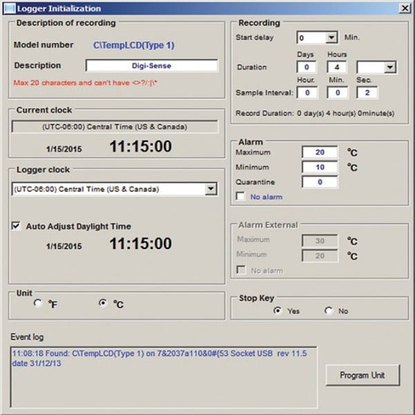 Oakton WD-18005-04 - Software para Datalogger Digi-Sense