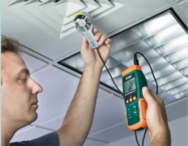 Extech SDL300 - Termoanemómetro Registrador SD de Paletas Metálicas