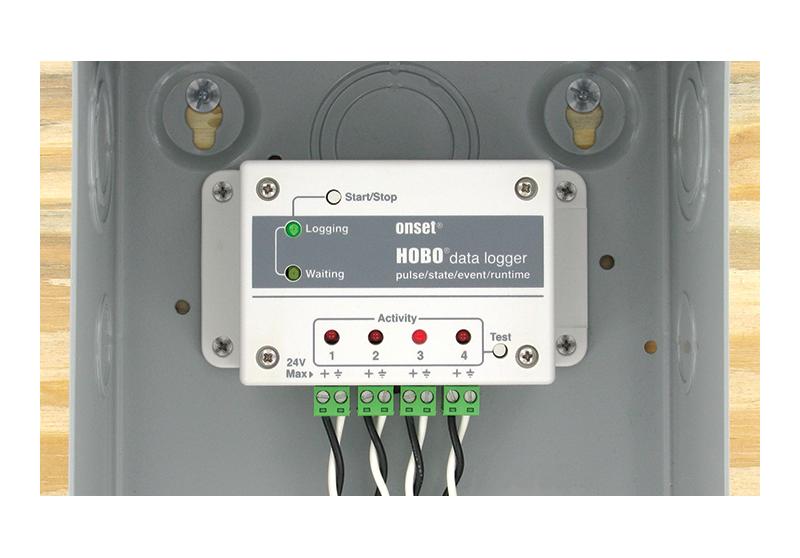 HOBO UX120-017 - Registrador de Datos de Pulso de 4 Canales
