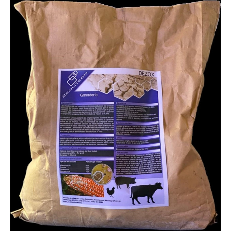 Adsorbente de Micotoxinas - Dezox