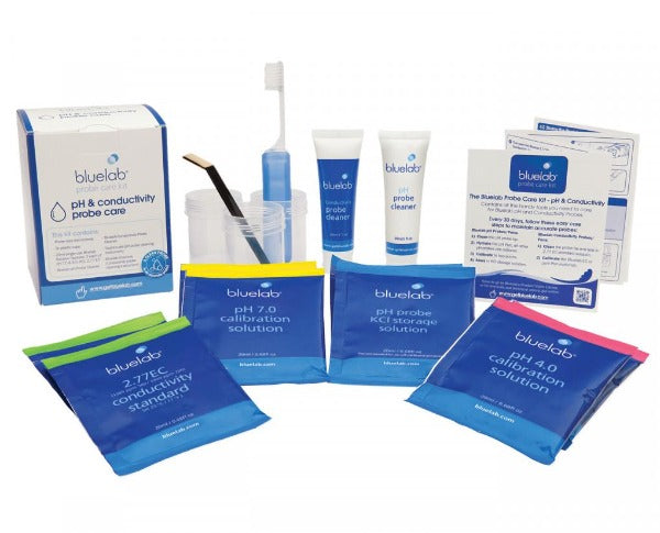 Bluelab - Kit de Calibracion y Limpieza Sonda de pH y Conductividad