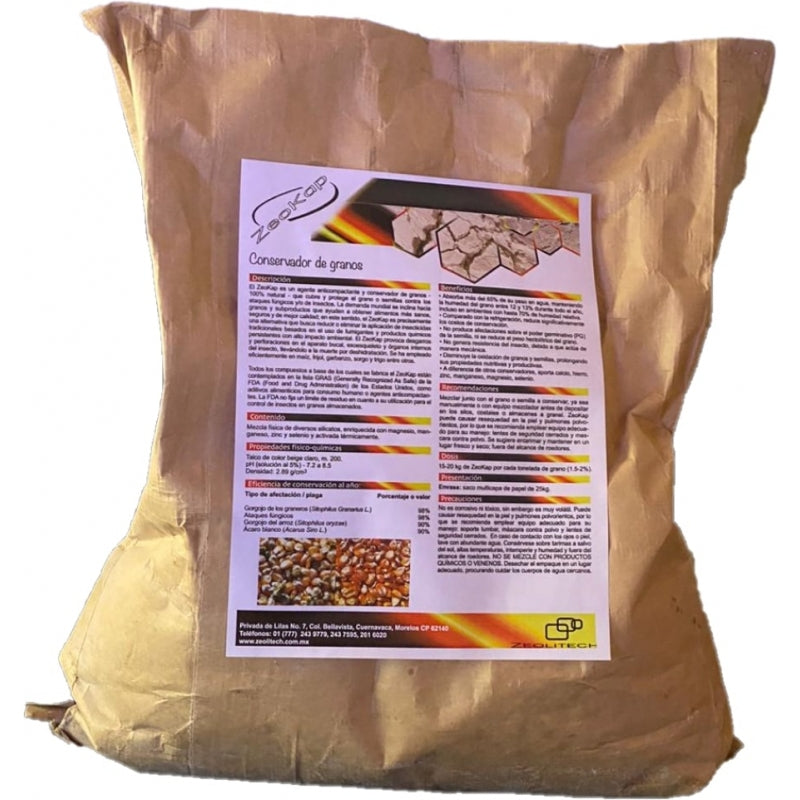 Zeokap - Conservador de Granos 100% Natural