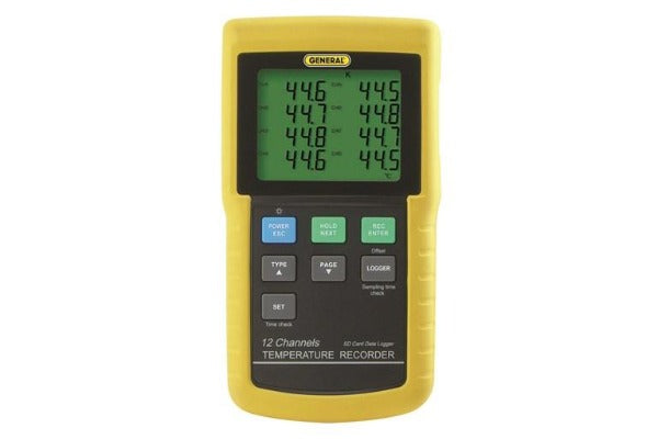 General Tools DT4208SD Canal Temperatura Registro de Datos