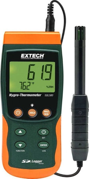 Extech SDL500-NIST - Higrotermómetro y Registrador de Datos