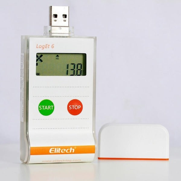 Elitech LogEt 6 - Dattalogger de Temperatura de un solo uso Puerto USB