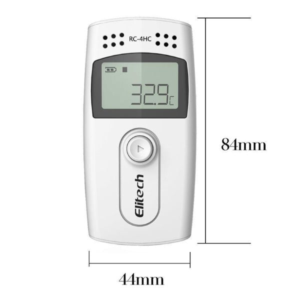 Elitech RC-4HC - Registrador de Datos de Temperatura y Humedad