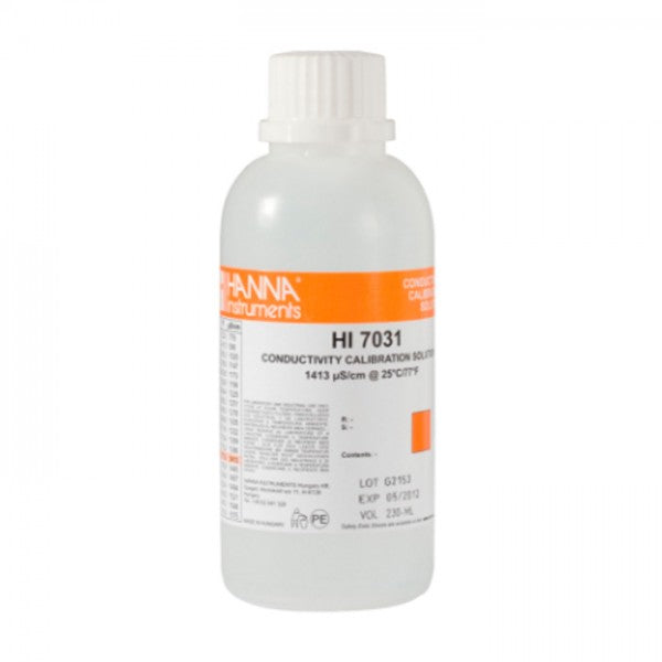 Soluciones para Calibración de Medidores de pH y CE - Hanna