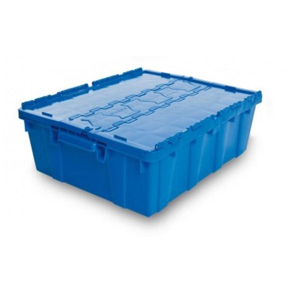 Caja de Plástico Baja 20 kg con Tapas Dobles