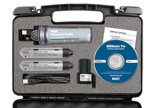 Hobo KIT-D-U20-04 - Kit de Lujo del Datalogger de Nivel de Agua (13')