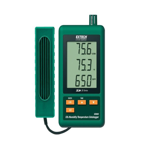 Extech SD800 - Registrador de Datos de Dióxido de Carbono, Temperatura y Humedad